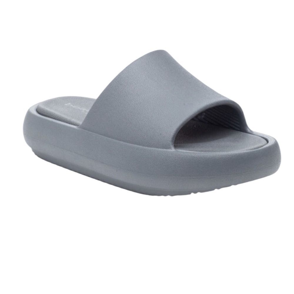 GRAY BEACH SLIDES BY J SLIDES, Sz 8